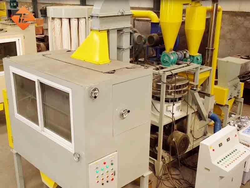 Aluminum Plastic Waste Recycling System Delivered 