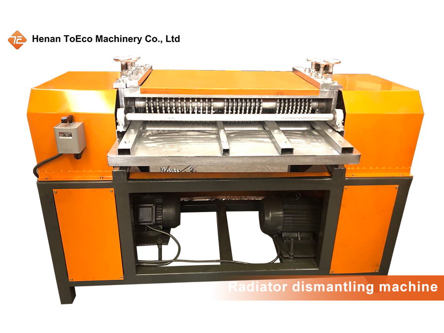 Waste Air Conditioner Radiator Dismantling Machine