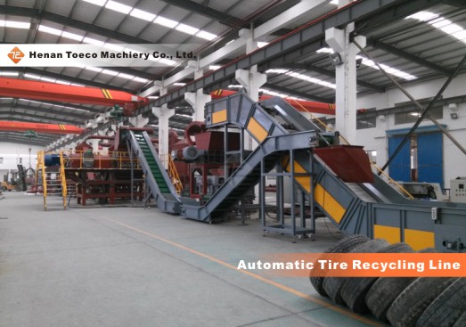 Automatic Tire Recycling Line
